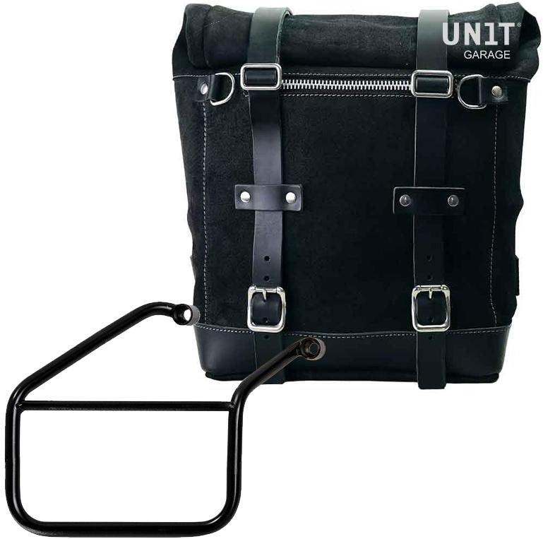 Unitgarage / ユニットガレージ Waxed suede side pannier Scram 22L-30L + Right Subframe Triumph Trident 660 | U202-3500DX