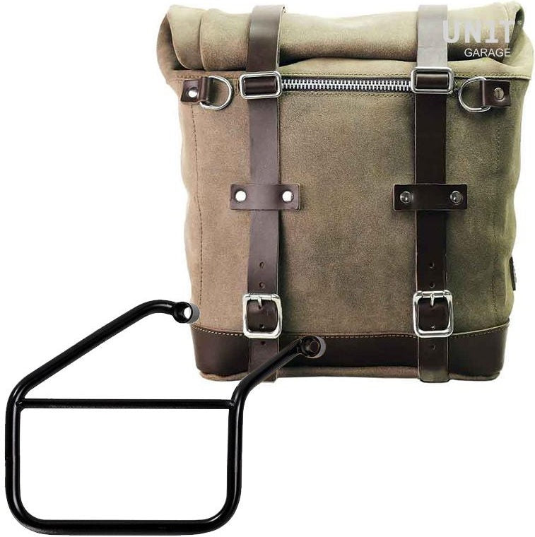 Unitgarage / ユニットガレージ Waxed suede side pannier Scram 22L-30L + Right Subframe Triumph Trident 660 | U202-3500DX