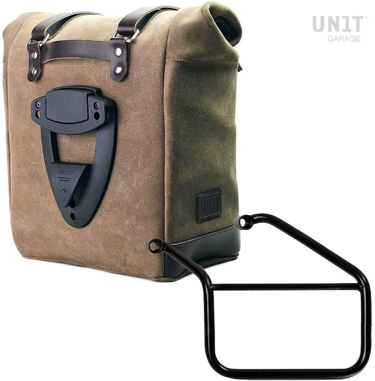 Unitgarage / ユニットガレージ Waxed suede side pannier Scram 22L-30L + Left Subframe Triumph Trident 660 | U202-3500SX