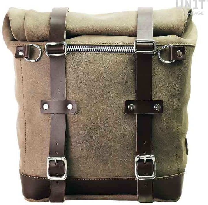 Unitgarage / ユニットガレージ Waxed suede side pannier Scram 22L-30L | U202