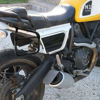 Unitgarage / ユニットガレージ Khali side pannier in TPU + Right subframe Ducati Scrambler | UG001-1007DX