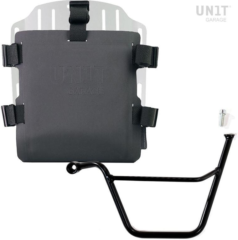 Unitgarage / ユニットガレージ Aluminum bag holder with adjustable front in Hypalon and Quick Release System + subframe | UG007-U000-1005SX