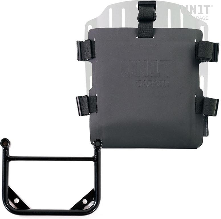 Unitgarage / ユニットガレージ Aluminum bag holder with adjustable front in Hypalon and Quick Release System + Universal subframe | UG007-U000-1006