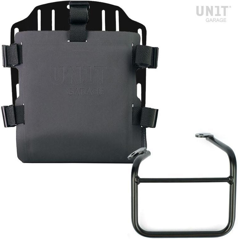 Unitgarage / ユニットガレージ Aluminum bag holder with adjustable front in Hypalon and Quick Release System + subframe | UG007-U000-1009SX