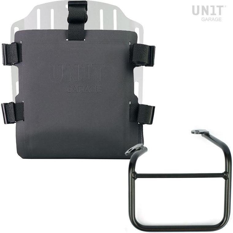 Unitgarage / ユニットガレージ Aluminum bag holder with adjustable front in Hypalon and Quick Release System + subframe | UG007-U000-1009SX