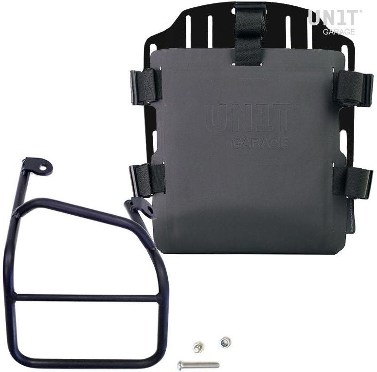 Unitgarage / ユニットガレージ Aluminum bag holder with adjustable front in Hypalon and Quick Release System + subframe | UG007-U000-1010DX