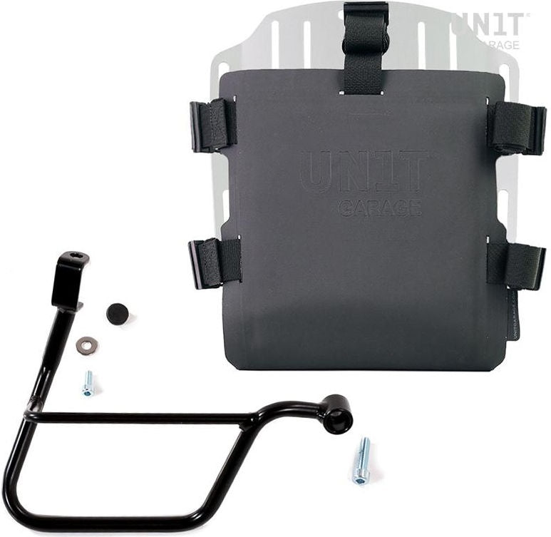 Unitgarage / ユニットガレージ Aluminum bag holder with adjustable front in Hypalon and Quick Release System + subframe | UG007-U000-1011DX
