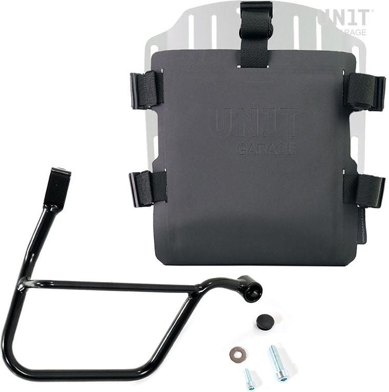 Unitgarage / ユニットガレージ Aluminum bag holder with adjustable front in Hypalon and Quick Release System + subframe | UG007-U000-1013DX