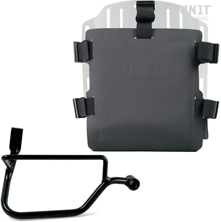 Unitgarage / ユニットガレージ Aluminum bag holder with adjustable front in Hypalon and Quick Release System + subframe Street Twin 900 (2016 until now) | UG007-U000-1017DX
