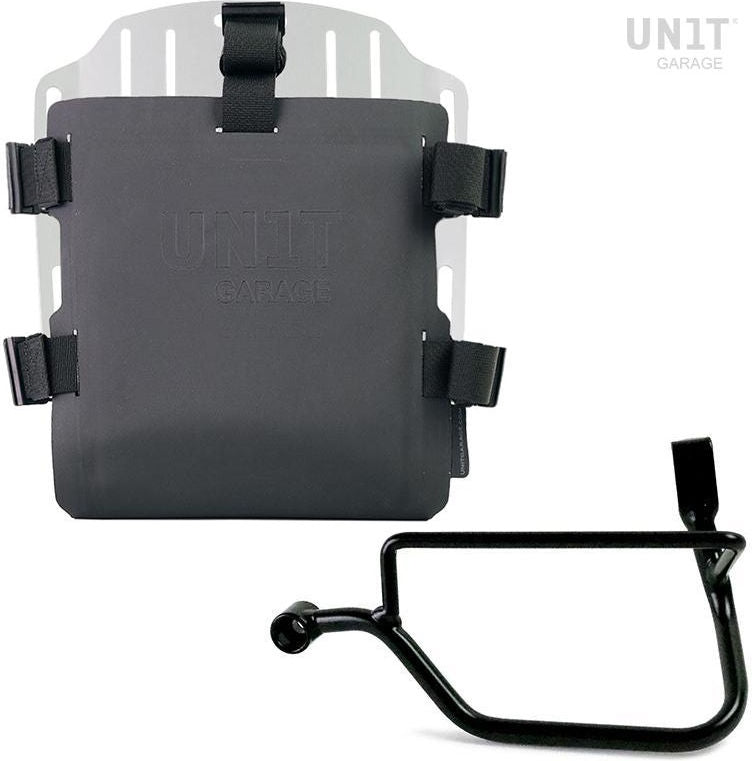 Unitgarage / ユニットガレージ Aluminum bag holder with adjustable front in Hypalon and Quick Release System + subframe Street Twin 900 (2016 until now) | UG007-U000-1017SX