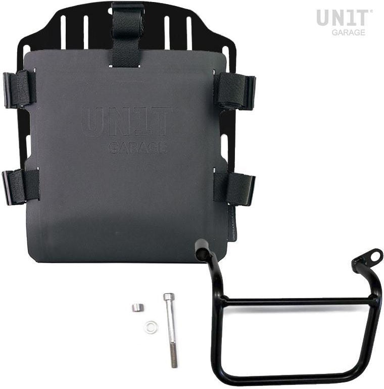 Unitgarage / ユニットガレージ Aluminum bag holder with adjustable front in Hypalon and Quick Release System + subframe | UG007-U000-1019SX