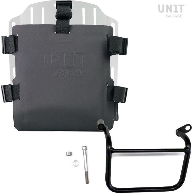 Unitgarage / ユニットガレージ Aluminum bag holder with adjustable front in Hypalon and Quick Release System + subframe | UG007-U000-1019SX