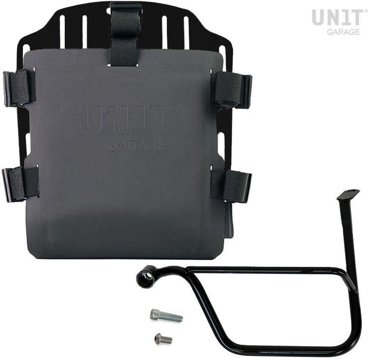 Unitgarage / ユニットガレージ Aluminum bag holder with adjustable front in Hypalon and Quick Release System + subframe | UG007-U000-1020SX