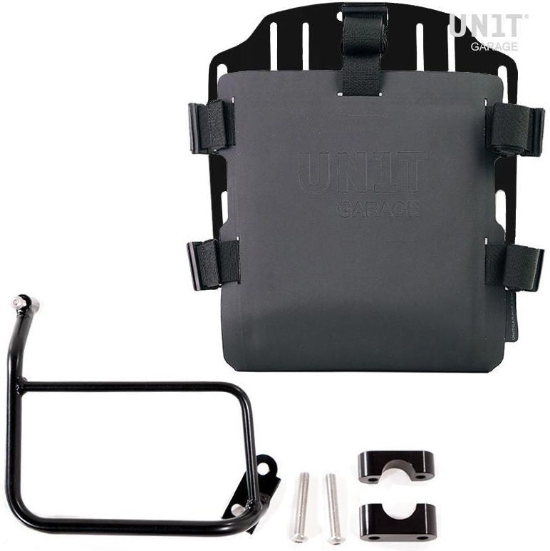 Unitgarage / ユニットガレージ Aluminum bag holder with adjustable front in Hypalon and Quick Release System + subframe | UG007-U000-1229