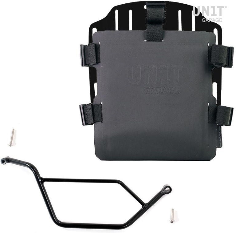 Unitgarage / ユニットガレージ Aluminum bag holder with adjustable front in Hypalon and Quick Release System + subframe | UG007-U000-1524DX