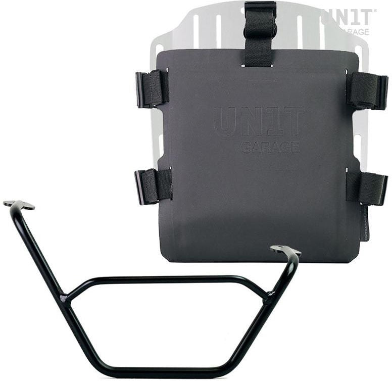 Unitgarage / ユニットガレージ Aluminum bag holder with adjustable front in Hypalon and Quick Release System + right subframe | UG007-U000-1901DX