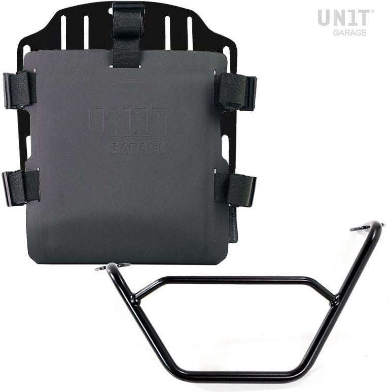 Unitgarage / ユニットガレージ Aluminum bag holder with adjustable front in Hypalon and Quick Release System + subframe | UG007-U000-1901SX