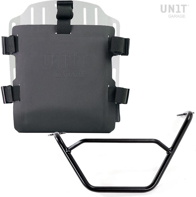 Unitgarage / ユニットガレージ Aluminum bag holder with adjustable front in Hypalon and Quick Release System + subframe | UG007-U000-1901SX
