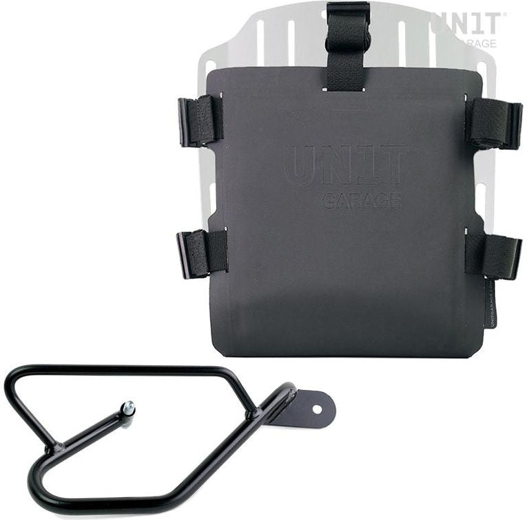 Unitgarage / ユニットガレージ Aluminum bag holder with adjustable front in Hypalon and Quick Release System + subframe | UG007-U000-2250DX