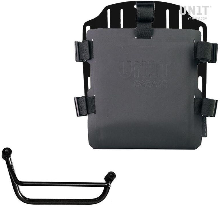 Unitgarage / ユニットガレージ Aluminum bag holder with adjustable front in Hypalon and Quick Release System + subframe | UG007-U000-2251DX