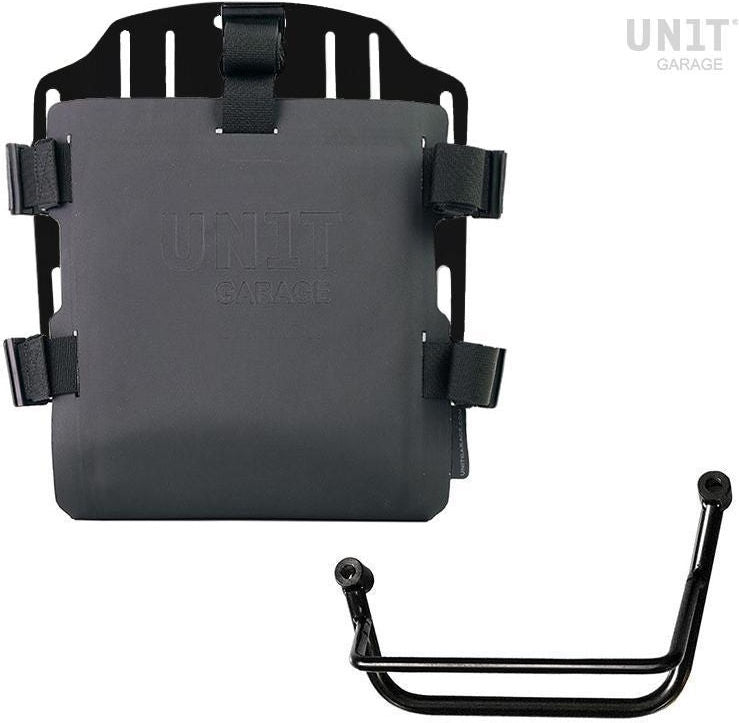 Unitgarage / ユニットガレージ Aluminum bag holder with adjustable front in Hypalon and Quick Release System + subframe | UG007-U000-2251SX