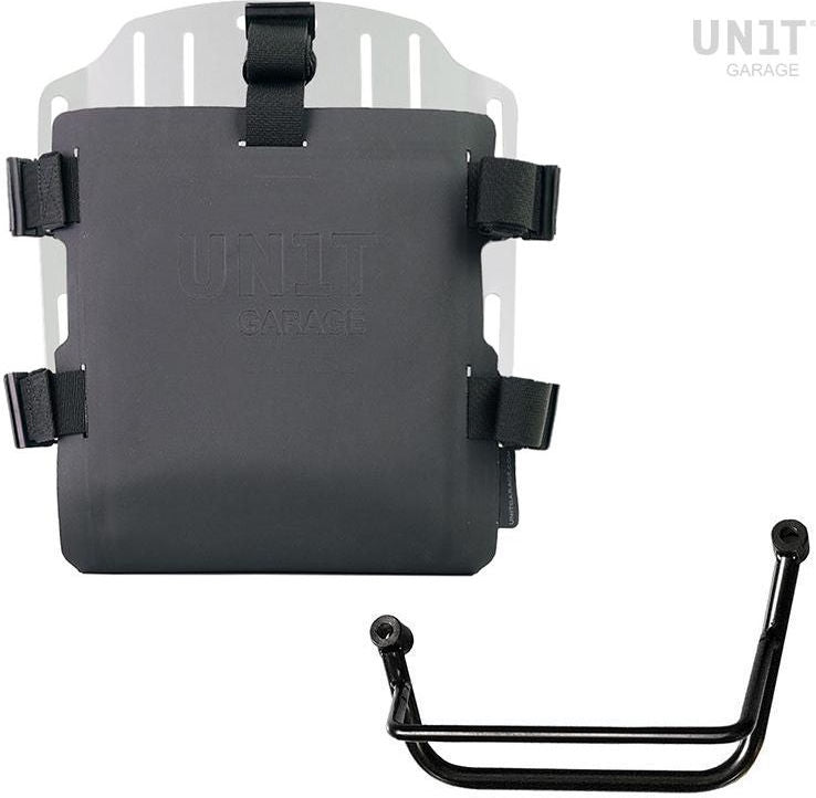Unitgarage / ユニットガレージ Aluminum bag holder with adjustable front in Hypalon and Quick Release System + subframe | UG007-U000-2251SX
