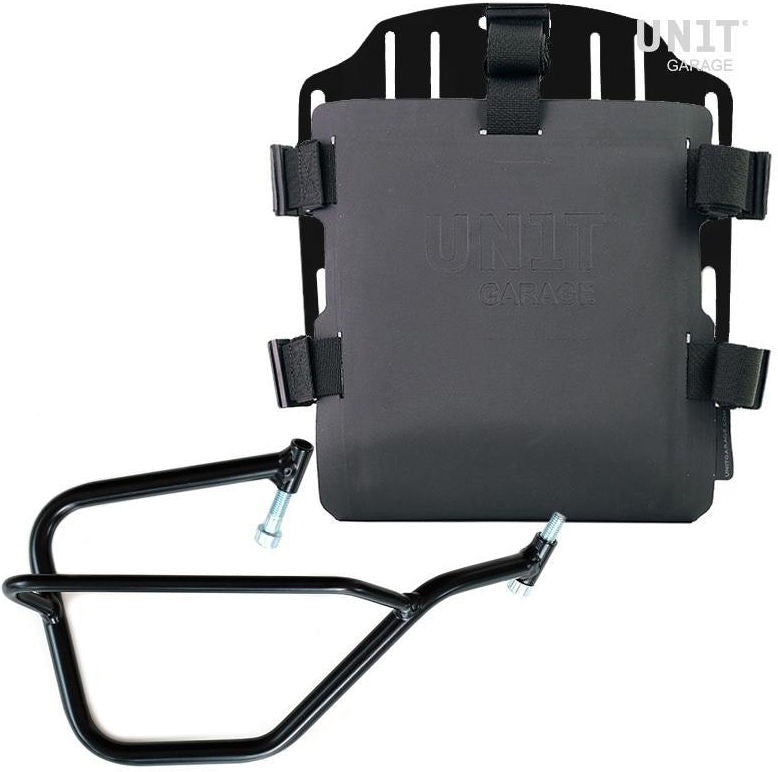 Unitgarage / ユニットガレージ Aluminum bag holder with adjustable front in Hypalon and Quick Release System + subframe | UG007-U000-2504DX