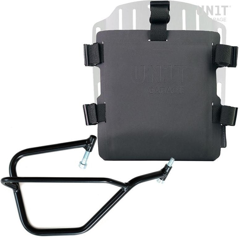 Unitgarage / ユニットガレージ Aluminum bag holder with adjustable front in Hypalon and Quick Release System + subframe | UG007-U000-2504DX