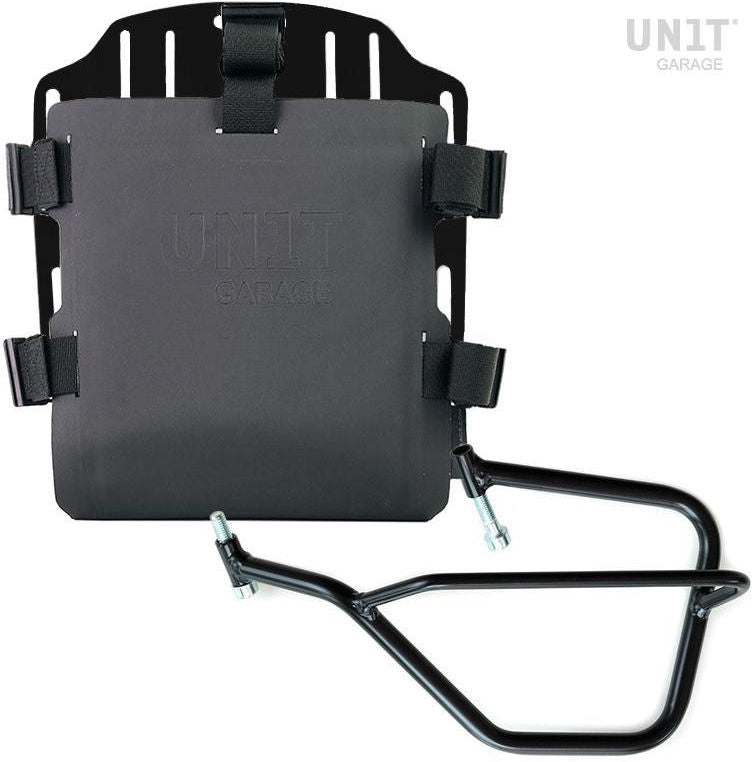 Unitgarage / ユニットガレージ Aluminum bag holder with adjustable front in Hypalon and Quick Release System + subframe | UG007-U000-2504SX