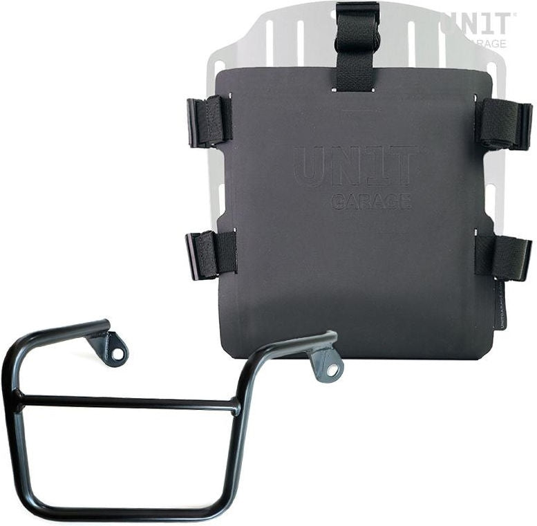 Unitgarage / ユニットガレージ Aluminum bag holder with adjustable front in Hypalon and Quick Release System + subframe | UG007-U000-2600DX