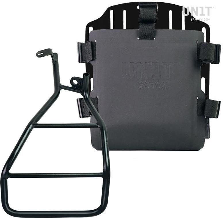 Unitgarage / ユニットガレージ Aluminum bag holder with adjustable front in Hypalon and Quick Release System + Sportster S 1250 subframe | UG007-U000-3320DX