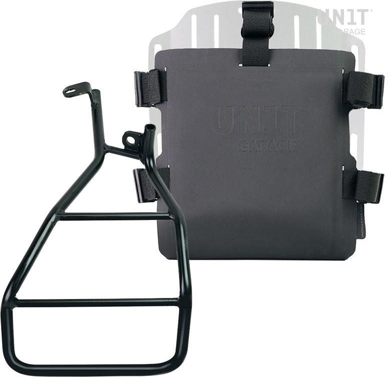 Unitgarage / ユニットガレージ Aluminum bag holder with adjustable front in Hypalon and Quick Release System + Sportster S 1250 subframe | UG007-U000-3320DX