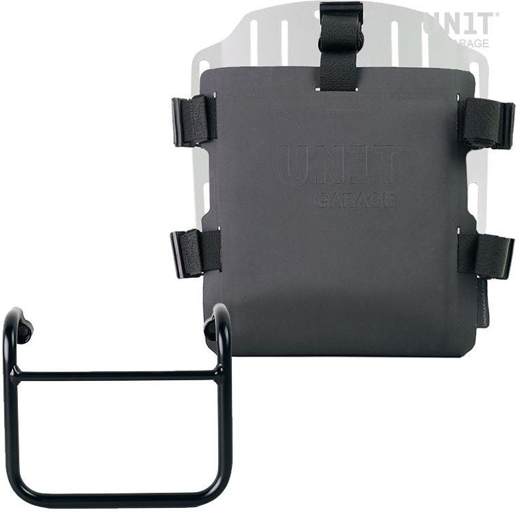 Unitgarage / ユニットガレージ Aluminum bag holder with adjustable front in Hypalon and Quick Release System + subframe | UG007-U000-3400