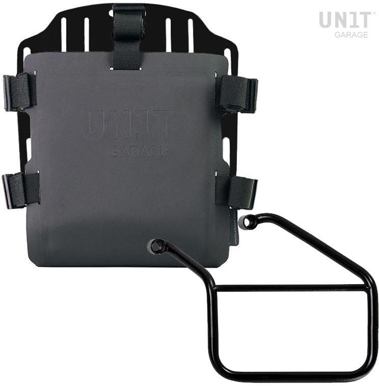 Unitgarage / ユニットガレージ Aluminum bag holder with adjustable front in Hypalon and Quick Release System + subframe | UG007-U000-3500SX