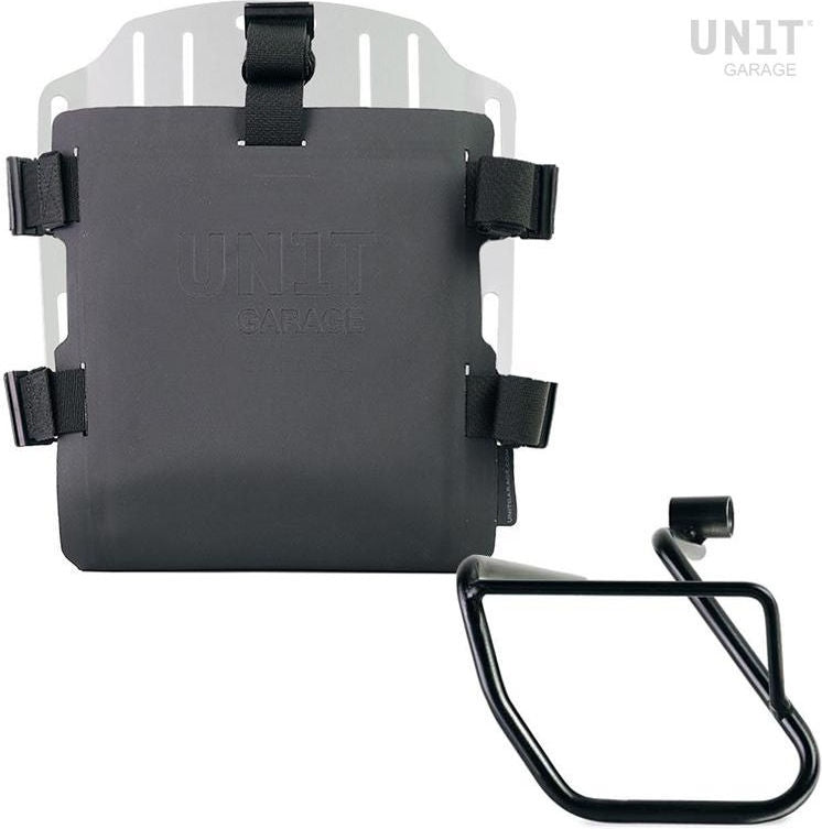 Unitgarage / ユニットガレージ Aluminum bag holder with adjustable front in Hypalon and Quick Release System + subframe | UG007-U000-3700SX