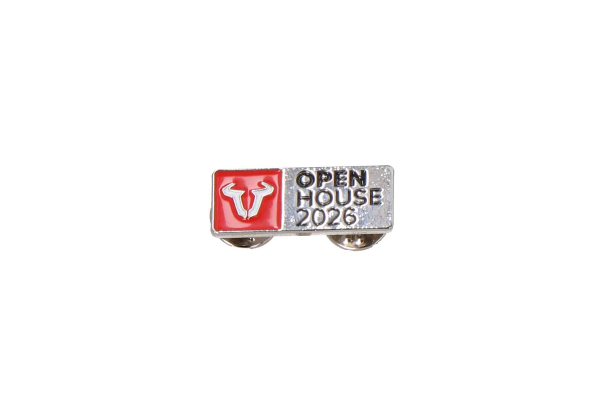 SW-MOTECH / SWモテック Pin OPEN HOUSE 2026 11,7 mm x 30,0 mm. Mehrfarbig. Zum Anstecken. | WER.GIV.045.10000
