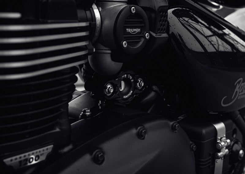 Wunderkind (ワンダーカインド) イグニッションロックハウジング 左側マウント専用 ブラック| 106475-F15