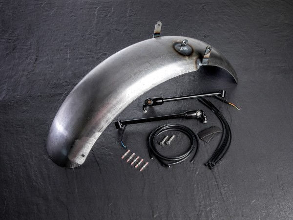 Wunderkind (ワンダーカインド) メタルリアフェンダー インジケータ/テールライト＆フィッティングパーツ付き ブラック| 106484-F26