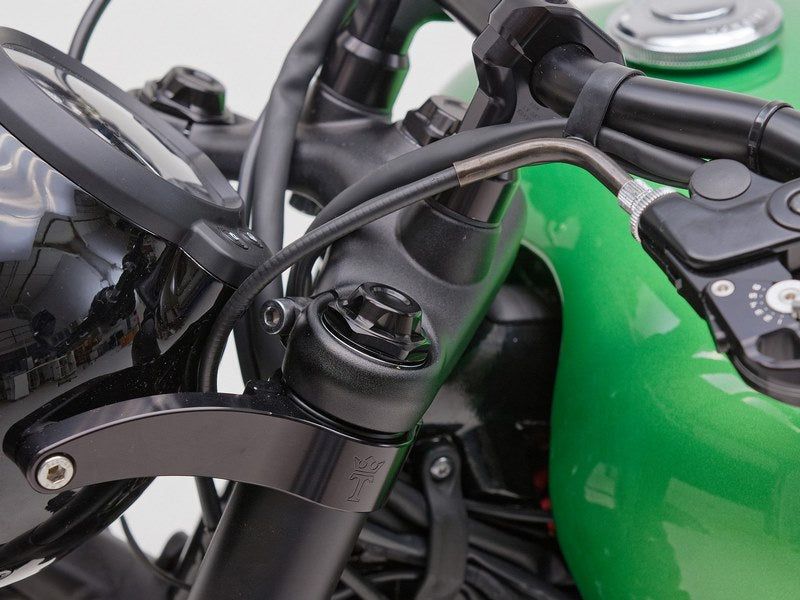 Wunderkind (ワンダーカインド) フロントフォークパイプ用カバークロージングプラグ Ø47 mm ブラック | 106574-F15