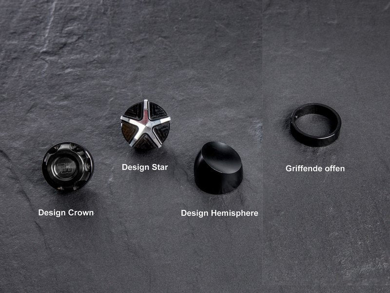 Wunderkind (ワンダーカインド) グリップセット 22 mm ハンドルバー Indian / 貫通タイプ ブラック | 106601-F15