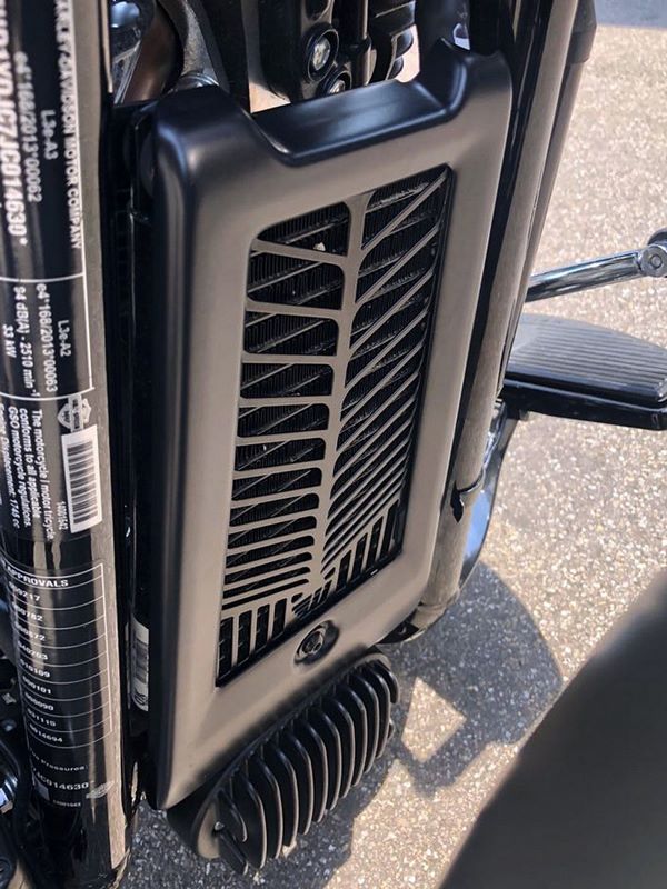 Wunderkind (ワンダーカインド) オイルクーラーガード セミマットブラックコーティング| 106623-F28