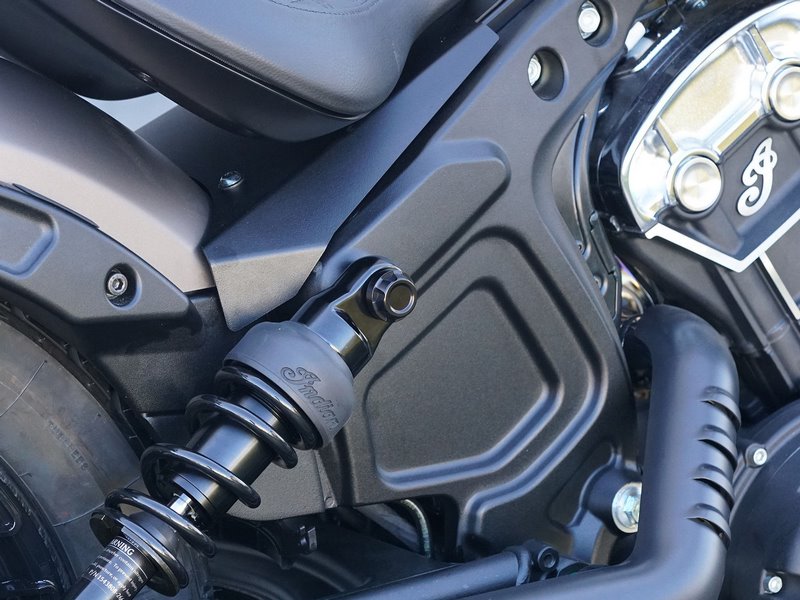 Wunderkind (ワンダーカインド) ストラットスクリューカバー Indian Scout ブラック| 106646-F15