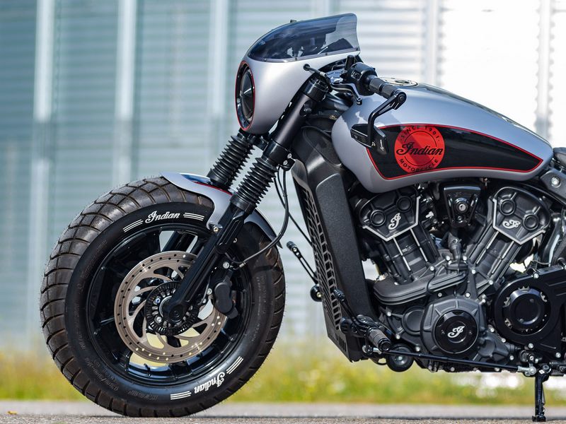 Wunderkind (ワンダーカインド) フロントホイール用メタルフェンダーIndian Scout Bobber用フィッティングパーツ付き| 106734-F33