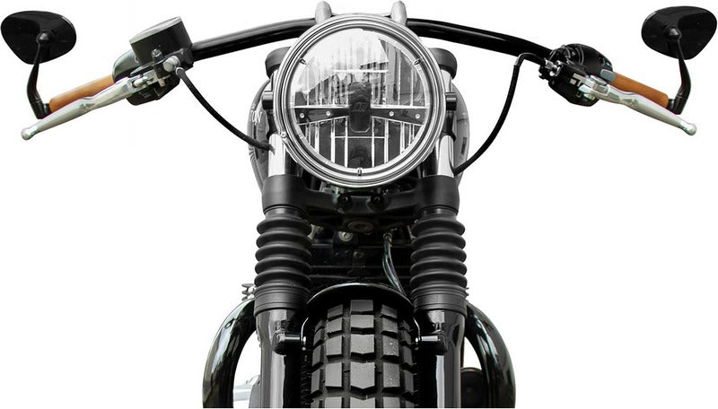 Wunderkind / ワンダーカインド Scheinwerfer TWINTON® 7 LED mit Aufnahme originalen Tacho (ブラック) | 106957-F15