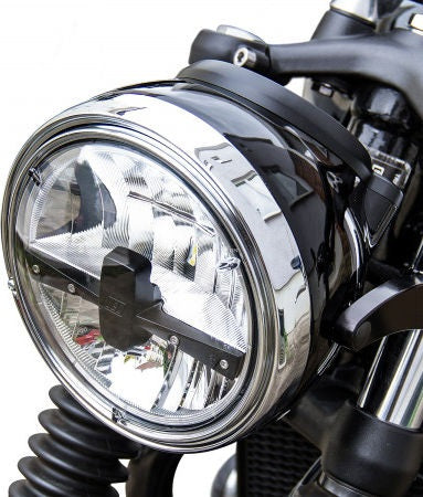 Wunderkind / ワンダーカインド Scheinwerfer TWINTON® 7 LED mit Aufnahme originalen Tacho (ブラック) | 106957-F15