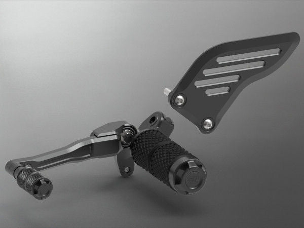 Wunderkind (ワンダーカインド) Set 4 | リプレイスメントフットペグ | レバー | ブーツプロテクター | Triumph Rocket 3 R ブラック | 106961-F15