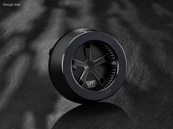 Wunderkind (ワンダーカインド) エアクリーナーデザイン Star | HD Sportster 14-16 Black | 106989-F15