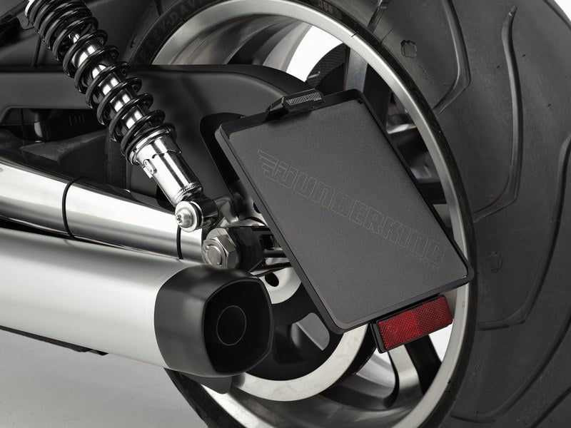 Wunderkind / ワンダーカインド ナンバープレートホルダー  210x170mm / ブラック | 106994-A98-F15