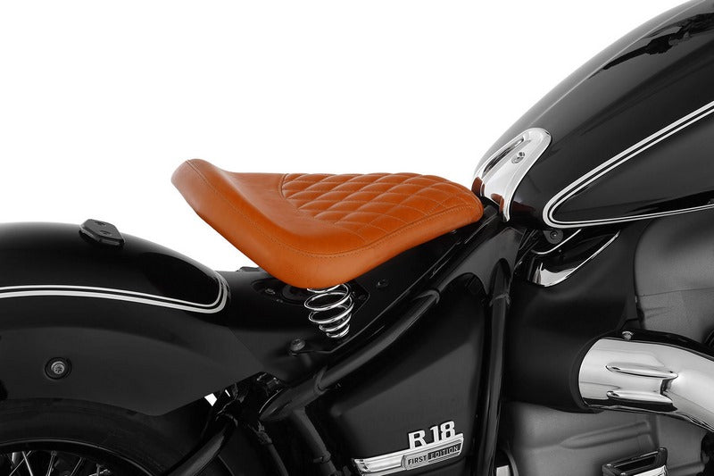 Wunderlich / ワンダーリッヒ Swinging Saddle »RockBob« with original tail - Genuine leather - brown | 18700-014