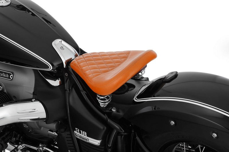 Wunderlich / ワンダーリッヒ Swinging Saddle »RockBob« with original tail - Genuine leather - brown | 18700-014